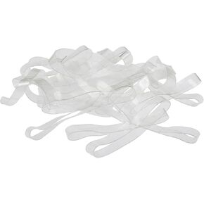 Rubber Bands BLLNDX 100pcs High Temperature Resistance Transparent Rubberbands, 100x5mm