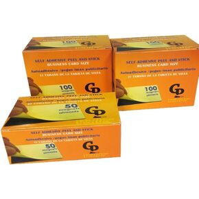 1000 Self-adhesive Peel-and-stick Business Card Size Magnets