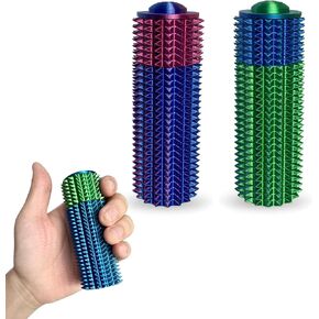 2 Pack Little Ouchies Pain Fidget, Upgrade Rotatable Spiky Pain Stim Fidget Sensory Toy Pocket-Sized Stress Anxiety Relief Toys for Office School Home