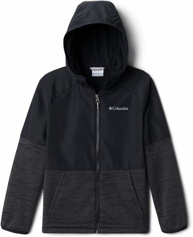 Columbia Boy's Out-Shield™ Dry Fleece Full Zip (Little Kids/Big Kids) Bluestone/Collegiate Navy Heather XL (18-20 Big Kids) in Saudi Arabia