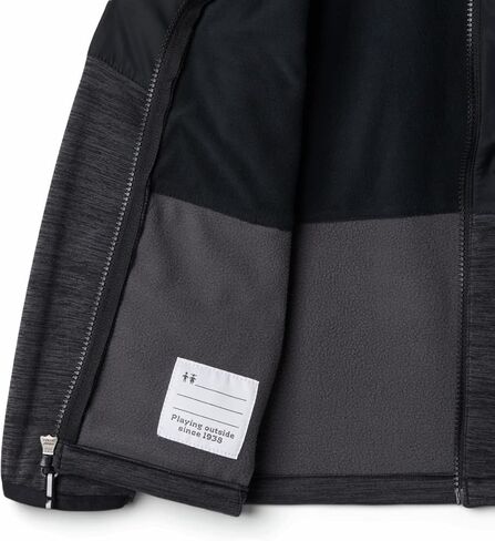 Columbia Boy's Out-Shield™ Dry Fleece Full Zip (Little Kids/Big Kids) Bluestone/Collegiate Navy Heather XL (18-20 Big Kids) in Saudi Arabia