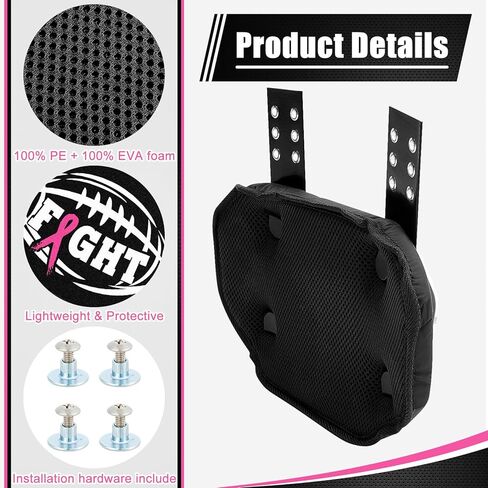 لوحة خلفية لكرة القدم وسادات أسفل الظهر للاعبي كرة القدم مع دعم إسفنجي للصدمات لوحة خلفية للكبار لكرة القدم لرياضات الخريف وسادات الكتف الواقية الخلفية للبالغين in Kuwait