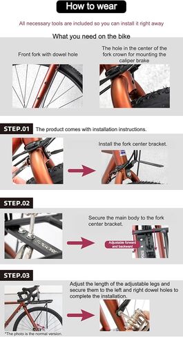 دراجة هوائية GORIX ذات حامل أمامي للدراجة الجبلية MTB (GX-Rack) in Saudi Arabia