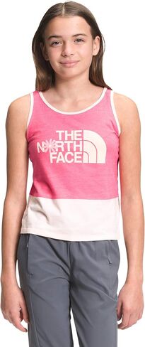 THE NORTH FACE Girls' Tri-Blend Tank, Prim Pink Heather, M in Saudi Arabia