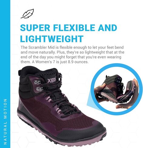 Xero Shoes Scrambler Mid II WP Asphalt/Sea Moss Women's Size 10.5 in Saudi Arabia