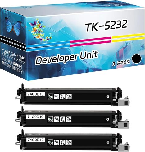 TK-5232 TK5232 Developer Unit Compatible for Lexmark CX725de CX725dhe CX725dthe XC4140 XC4150 Printers, High Yield 20000 Pages, with Chip High-Definition Printing (1 Pack Magenta) in Kuwait