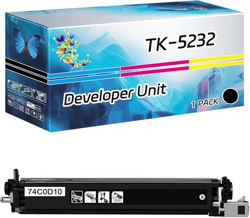 TK-5232 TK5232 Developer Unit Compatible for Lexmark CX725de CX725dhe CX725dthe XC4140 XC4150 Printers, High Yield 20000 Pages, with Chip High-Definition Printing (1 Pack Magenta) in Kuwait