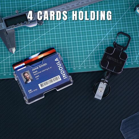 حامل شارة أفقي قابل للسحب ، حامل بطاقة الهوية مع بكرة قابلة للسحب 31.5 بوصة و 4 بطاقات (حزمة واحدة ، أسود). in Kuwait