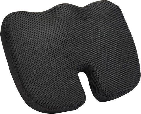 VEVOR Seat Cushion, Cooling Gel + Memory Foam Seat Cushion, Pressure-Relief Wheelchair Seat Pad with U-Shaped Cutout & Removable Cover, Lightweight and Portable for Travel, Car, Office, Airplane in Kuwait