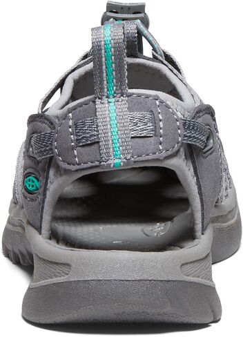 KEEN Women's Whisper Closed Toe Sport Sandals, Granite Green/Peach Parfait, 9 in Saudi Arabia