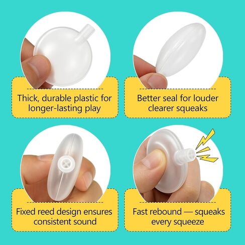 Squeakers for Dog Toys, 12pcs 30mm Replacement Dog Toy Squeakers in Kuwait