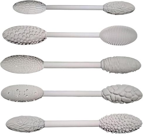 Clay Texture Roller for Art Projects,5/9/18pcs Modeling Pattern Rollers Kit, Single Head/Double Head, Roller Stick, Clay Bead Roller,Clay Texture Tools for Art (Single Head 9pcs) in Saudi Arabia