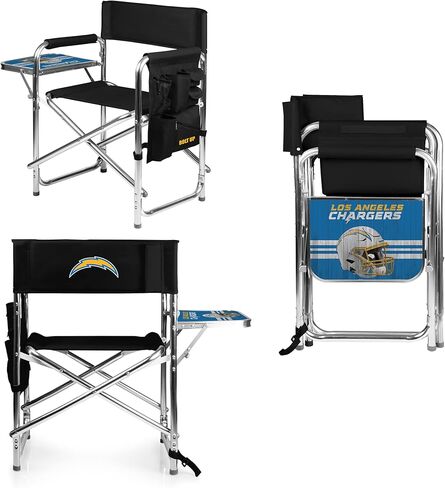PICNIC TIME NFL Sports Side Table, Beach, Camp Chair for Adults, 19 x 24 x 33, Green in Saudi Arabia