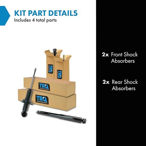 طقم أدوات امتصاص الصدمات الأمامية والخلفية مكون من 4 قطع لسيارة تشيفي جي إم سي ايسوزو أولدزموبيل in Kuwait