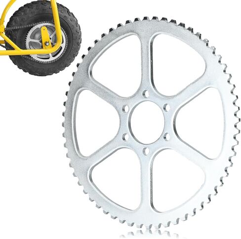 GREHUA 75 Tooth #35 Chain Rear Drive Sprocket Cog with Master Link for CT100U CC100X Baja Hensim Doodle Bug DB30 Motovox MBX10 MBX11 MM-B80 Classic 1000w Electric Mini Bike Go Kart Parts in Saudi Arabia