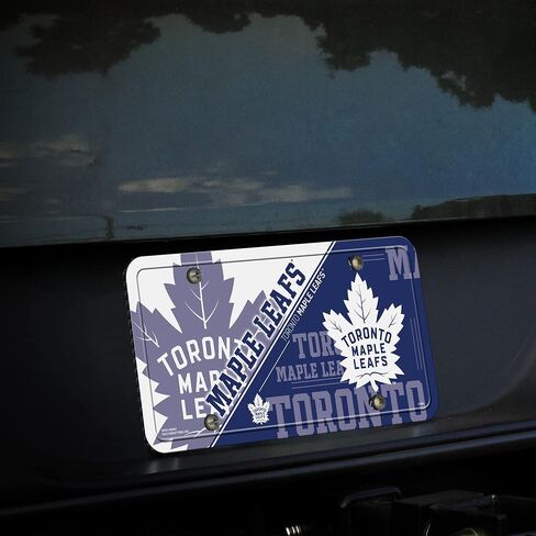 علامة Rico Industries NHL New York Rangers Split Metal Auto Tag 8.5 بوصة × 11 بوصة - رائعة للشاحنة/السيارة/سيارات الدفع الرباعي in Kuwait