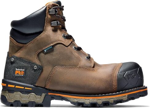 Timberland PRO Men's Boondock 6 Inch Composite Safety Toe Waterproof Industrial Work Boot, Brown-2024 New, 11.5 in Saudi Arabia