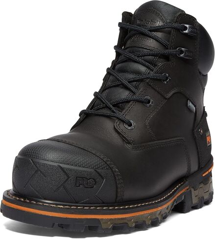 Timberland PRO Men's Boondock 6 Inch Composite Safety Toe Waterproof Industrial Work Boot, Brown-2024 New, 11.5 in Saudi Arabia