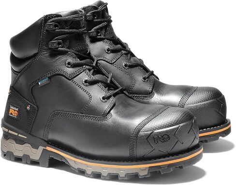 Timberland PRO Men's Boondock 6 Inch Composite Safety Toe Waterproof Industrial Work Boot, Brown-2024 New, 11.5 in Saudi Arabia