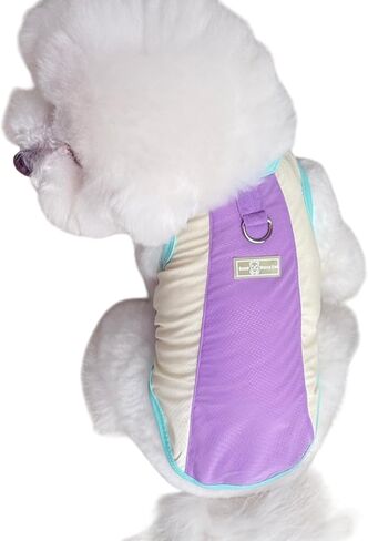 Reflective Dog Vest with Leash Ring - Adjustable Breathable Mesh Safety Shirt for Small/Medium Dogs Outdoor Walking Pink Small in Saudi Arabia