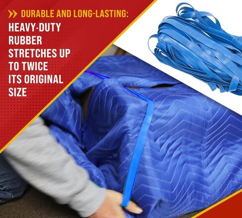 منتجات MyTee Mytee صغيرة النطاقات المطاطية المتحركة (24 حزمة) - 25 "غير مصقول - 50" تمتد بالكامل - أشرطة محرك مطاطية صفراء للمنصات ، والبطانيات المتحركة ، واللوازم المتحركة ، والمربعات ، والأثاث ، ومقعد السرير التلفزيوني in Saudi Arabia