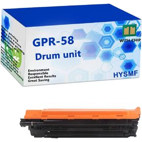 Compatible GPR-58 Drum unit Replacement for Canon GPR58 Drum unit High Yield work With IR ADV C356 1I C356PII C256ill C356iF III C256iIII C356P III C356iF III C256iF II DX257IF Printer,4 Colors-1 Pack