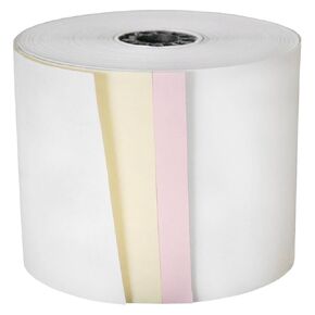 DayMark Paper Cash Register Tape Roll, 3 Ply, White (Case of 50)