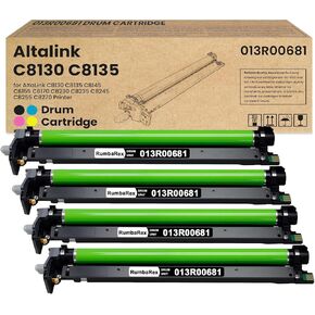 013R00681 Drum Cartridge 4-Pack Black Cyan Magenta Yellow Replacement for Xerox AltaLink C8130 C8135 C8145 C8155 C8170 C8230 C8235 C8245 C8255 C8270 Printer Imaging Drum Unit