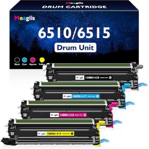 Phaser 6510 WorkCentre 6515 Drum Unit Replacement for Xerox 108R01420 108R01419 108R01417 108R01418 for Use in Xerox Phaser 6510 6510DN 6510DNI 6510N WorkCentre 6515 6515DN 6515DNI 6515DNM 6515N