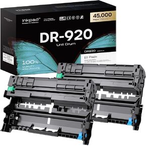DR920 Drum Unit (NOT Toner) for Brother DR-920 DR920 use with TN920 TN-920 TN920XL TN920XXL Work for Brother HL-L6210DW MFC-L5915DW HL-L5210DWT HL-L5210DN HL-L5210DW HL-L6310DW Printer 2 Pack