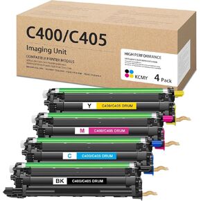 Versalink C400/C405 Drum Unit 4 Pack 108R01121 Imaging Drum Set Replacement for Xerox Phaser 6600 6655 Versalink C400 C405 WorkCentre 6655 6605 7328 7336 7345 7346 Printer (BK/C/M/Y)