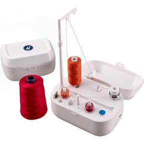 Hemline Automatic Battery Batbin Winder ، 11 × 15 × 9 سم ، أبيض