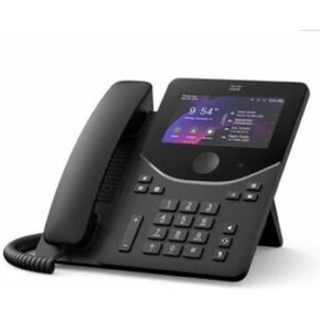 Cisco DP-9871 IP Phone - Corded - Corded/Cordless - Bluetooth, Wi-Fi - Desktop, Wall Mountable - Carbon Black - VoIP - 5" LCD - IEEE 802.11a/b/g/n/ac - 2 x Network (RJ-45) - PoE Ports