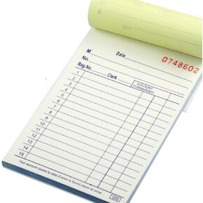 Sales Book Order Receipt Invoice Carbonless Copy 50 Sets 3.5" X 5.5"
