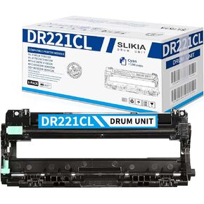 1 Pack DR221CL DR-221CL Cyan Drum Unit, Replacement for Brother DR221CL High Yield Drum HL-3140CW 3150CDN 3170CDW 3180CDW MFC-9130CW 9140CDN 9330CDW 9340CDW DCP-9015CDW 9020CDN Printer