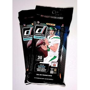 (2) Donruss Football Fat Packs - 60 Football Cards Total