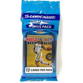 2019-20 Panini NBA Hoops Premium Stock Cello Pack (12 Cards) - 3 lazer prizms