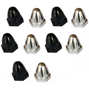 10pcs Brushless Motor Propeller M5 M6 Cap Nut Adapter Compatible with D 2212 Emax MT1806 2204 2206 2208 Motors 5CW 5CCW Spare Parts(M6 Hexagon)