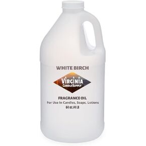 White Birch Fragrance Oil (Our Version of The Brand Name) (64 oz Jug) for Candle Making, Soap Making, Tart Making, Room Sprays, Lotions, Car Fresheners, Slime, Bath Bombs, Warmers……