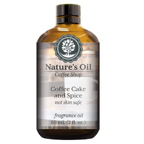 Coffee Cake and Spice Fragrance Oil (60ml) For Diffusers, Candles, Home Scents, Linen Spray, Slime