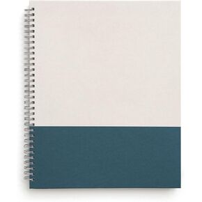 TRU RED Staples 24383520 Large Hard Cover Ruled Notebook, Gray/Blue TR55737