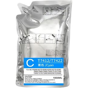 T741X T7411 T7412 T7413 T7414 Dye Sublimation Ink Pack Compatible with F6000 F7000 F7070 F7080 F7100 F7170 F7180 F7280 F6200(Magenta)
