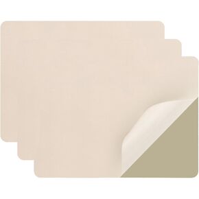 3 PCS 8 X11 بوصة إصلاح جلد لاصق التصحيح إصلاح فوري لأثاث مقاعد السيارة أرائك كراسي المكتب حقائب يد مقاومة للدموع ومجموعة إصلاح جلدية فو (الزنجبيل) in Kuwait