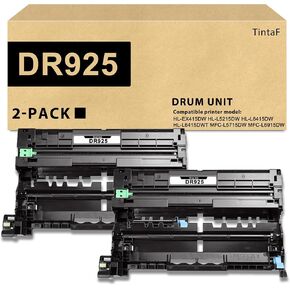 DR-925 DR925 Drum Unit Replacement for Brother DR-925 Drum Unit for HL-EX415DW HL-L5215DW HL-L6415DW HL-L6415DWT MFC-EX915DW MFC-L5715DW MFC-L6915DW Printer Ink 2-Pack (45,000 Pages)