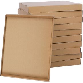 20 Pack File Box Lids, Fits for 15" x 12" x 10" Cardboard Letter or Legal File Moving Boxes Covers for Packing Moving and Storage Supplies, Box Not Include(Brown)