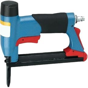 Pneumatic Upholstery Stapler Heavy-Duty 8016 Air Stapler Gun Long Nose Fine Wire U-Type Pneumatic Nail Gun Staple Gun Woodworking Tool(FS8016-B)