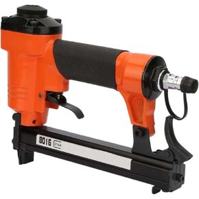 Pneumatic Upholstery Stapler Heavy-Duty Pneumatic U-Type Nail Gun 8016 Straight Nail Air Pneumatic Nailers Furniture Stapler 21GA 0.95 * 0.7mm Power Tool