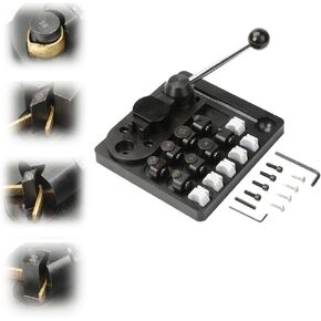 Metal Wire Bending Jig Set with Adjustable Dies, Metal Wire Jewelry Making Tools, Ring Bender Maker Tool Kit, for DIY Rings, Bending Metals, Jewelry Making,A