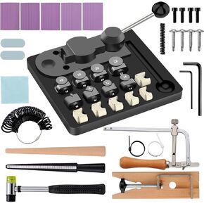 MAXMAN Ring Bender, Ring Maker Kit, Spoon Ring Bender Tool for Ring Jewelry Making, Spoon Ring Bender, Ring Bending Tool for Spoon Rings Heavy Duty
