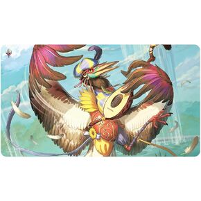 Ultra PRO - Magic The Gathering Bloomburrow Playmat Featuring Zinnia, Valley’s Voice and Arthur, Marigold Knight, Gaming Accessory, Compact Playmat, Portable Design, Perfect for Tabletop Gaming